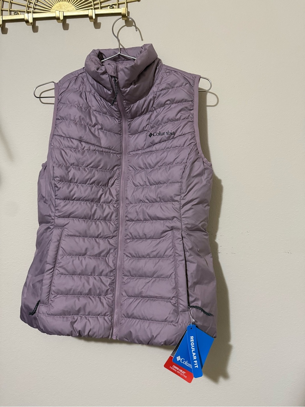 Columbia Lavender Quilted Puffer Vest